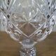 5 verres à pied en cristal