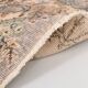 3x7 Cream & Brown Oriental Vintage Rug, 108x207Cm