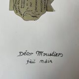 Moustiers decor plate