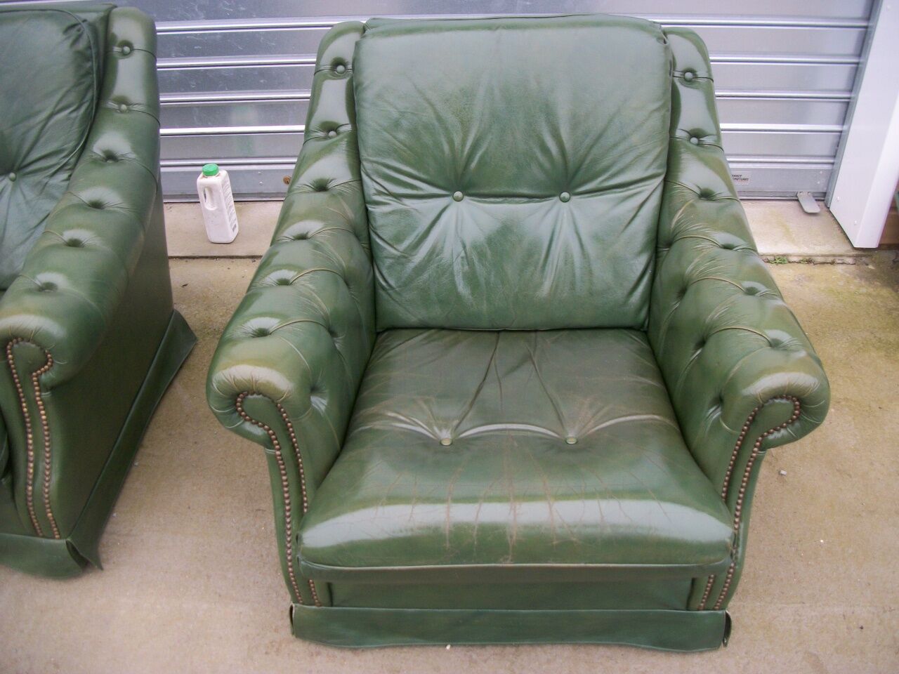 Pair of Schesterfield armchairs