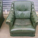Pair of Schesterfield armchairs