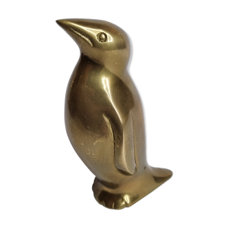 Brass penguin design Massiv Messing