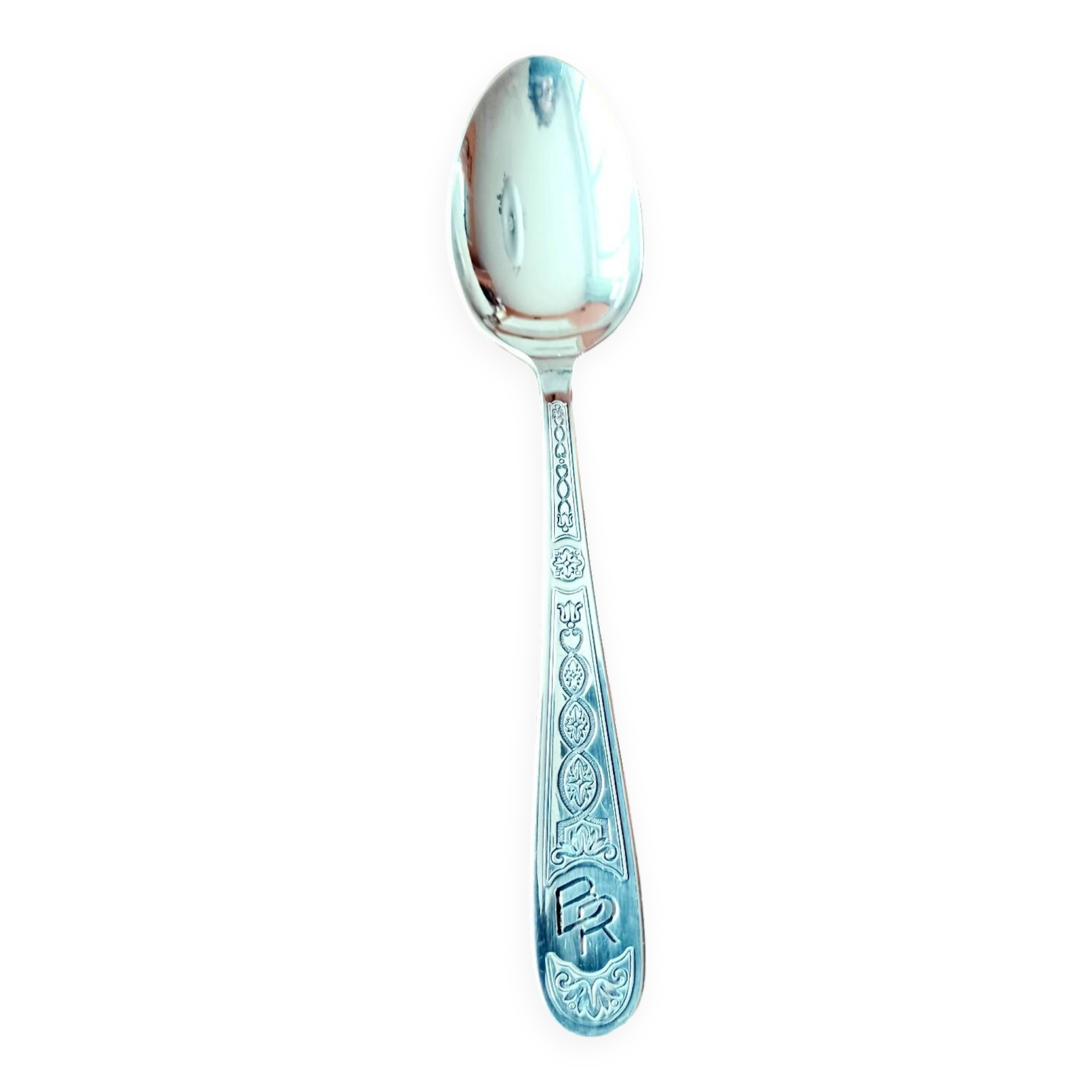 Set of 12 small Christofle Art Deco spoons