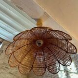 Relux Italy wicker flower pendant light
