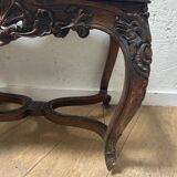 Cane crisscross bench seat