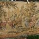 Tapestry wall hanging depicting a gallant scene from the mid-century.