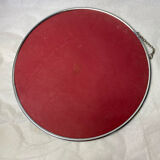 Round vintage barber mirror