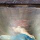 Huile sur toile portrait de femme