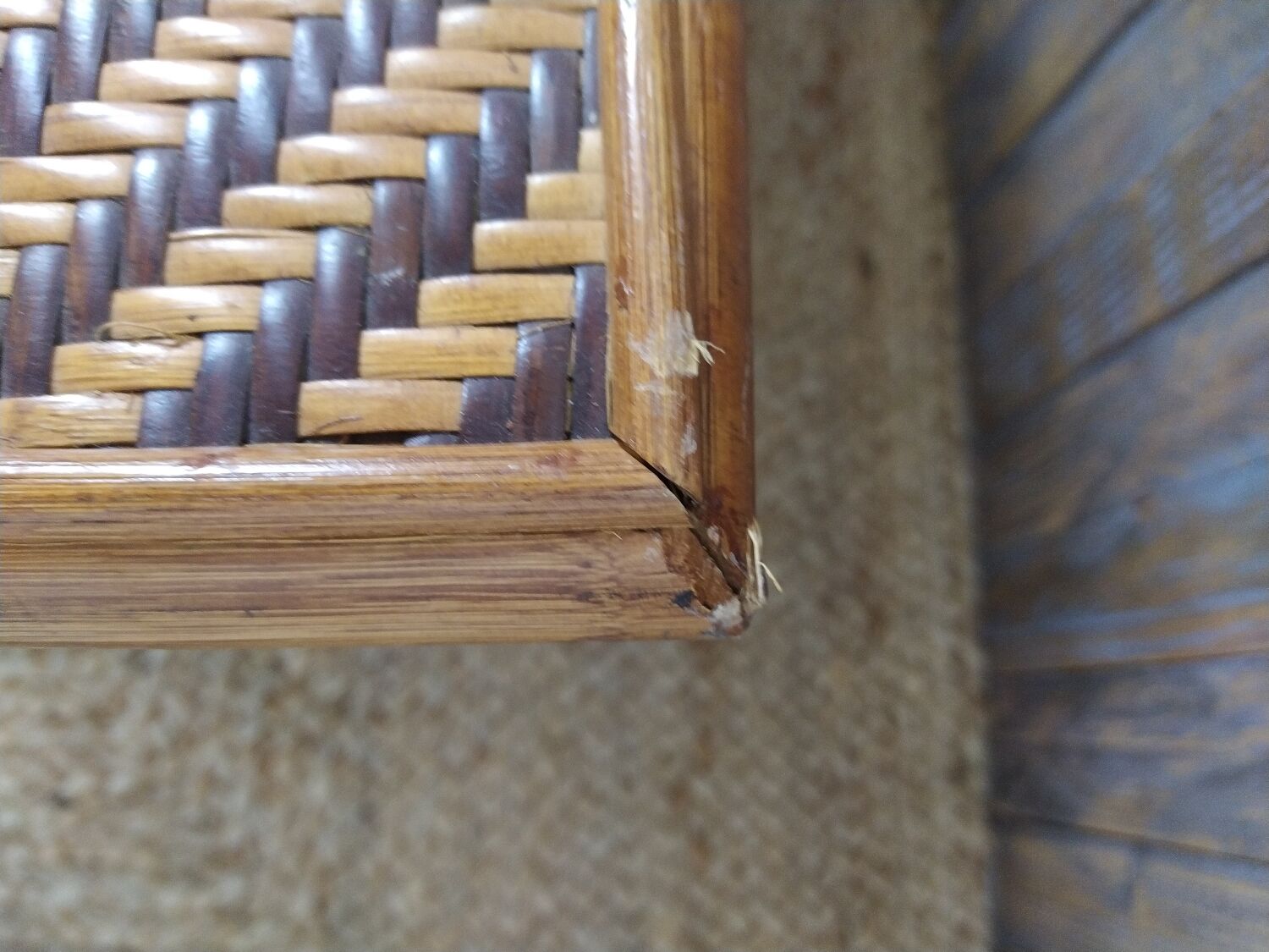 Braided coffee table