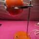 Vintage "Eyeball" Desk Lamp Orange & Chrome – Space Age Era