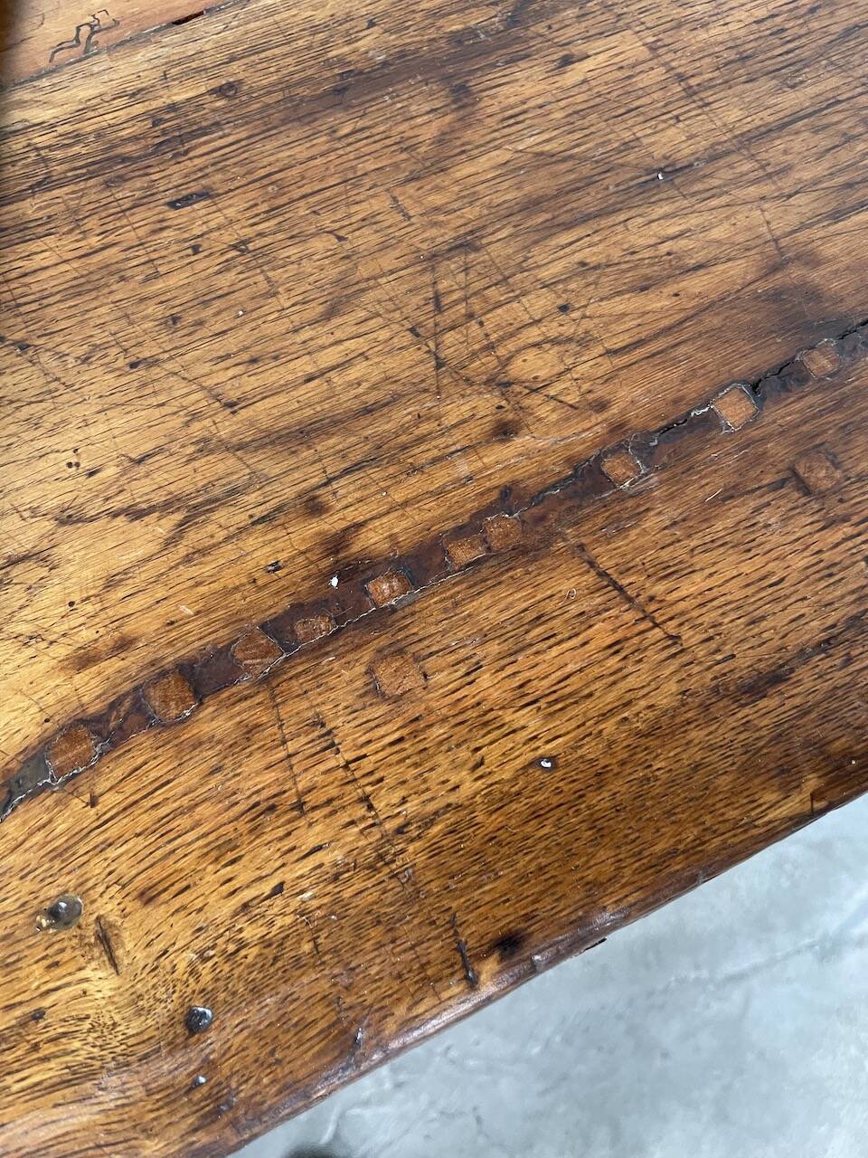 18th century oak farmhouse table
