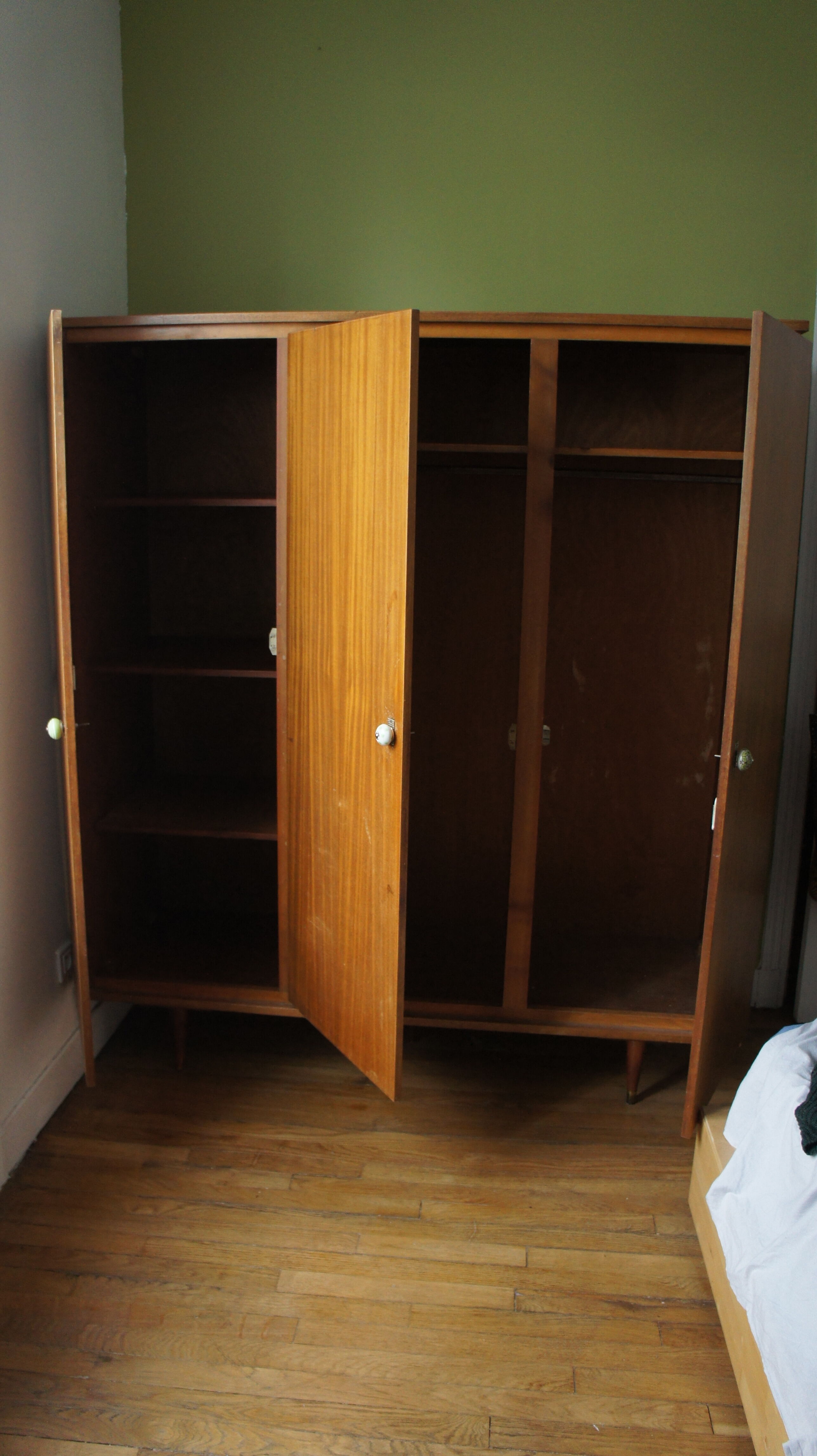 Wooden amoire dating back to the 1950s