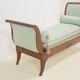 Empire-style gondola bench 19th