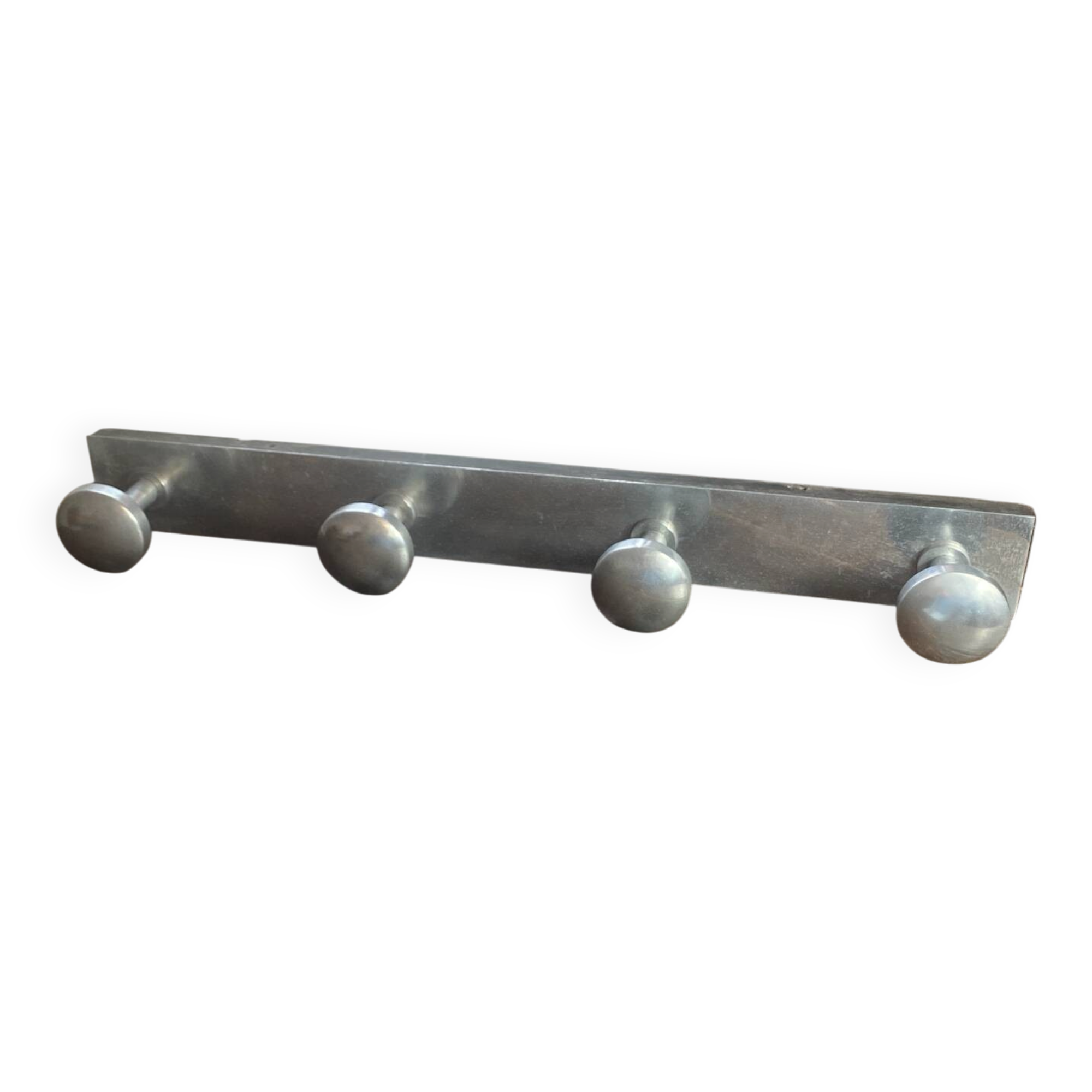 Patère en bois et aluminium