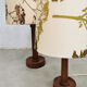 Vintage Danish design table lamp teak ‘Nature’