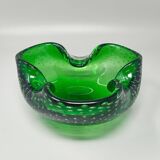 1960s Gorgeous Large Green Ashtray or Catchall by Flavio Poli for Seguso. M