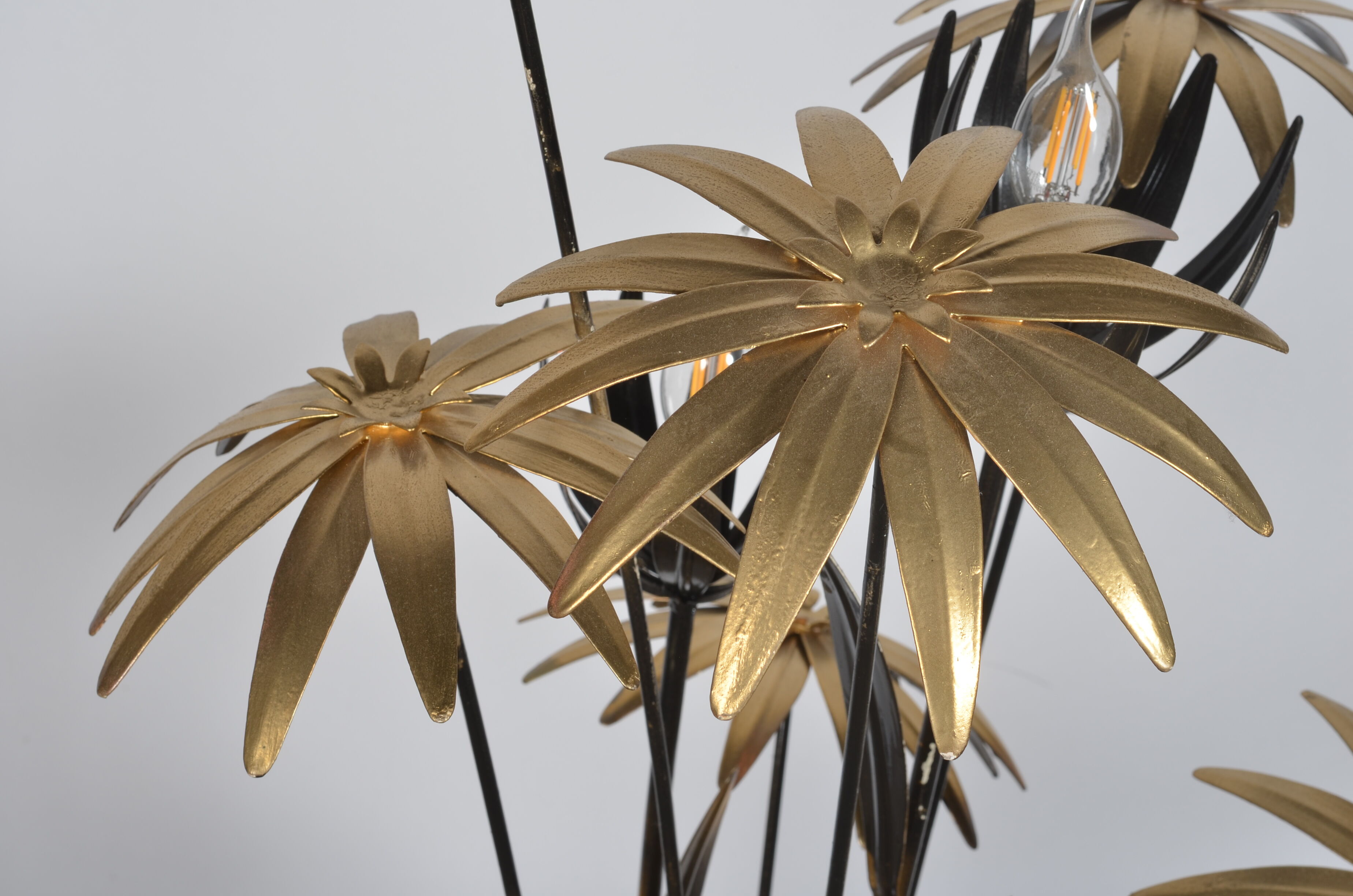 Lampadaire floral Hans Kogl pour Jansen 1970