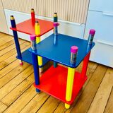 Pair of Pierre Sala “Crayon” bedside tables - 1980s