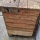Old established a door and five drawers raw wood