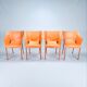 Ensemble de 4 chaises Dr. No par Philippe Starck pour Kartell, années 1990