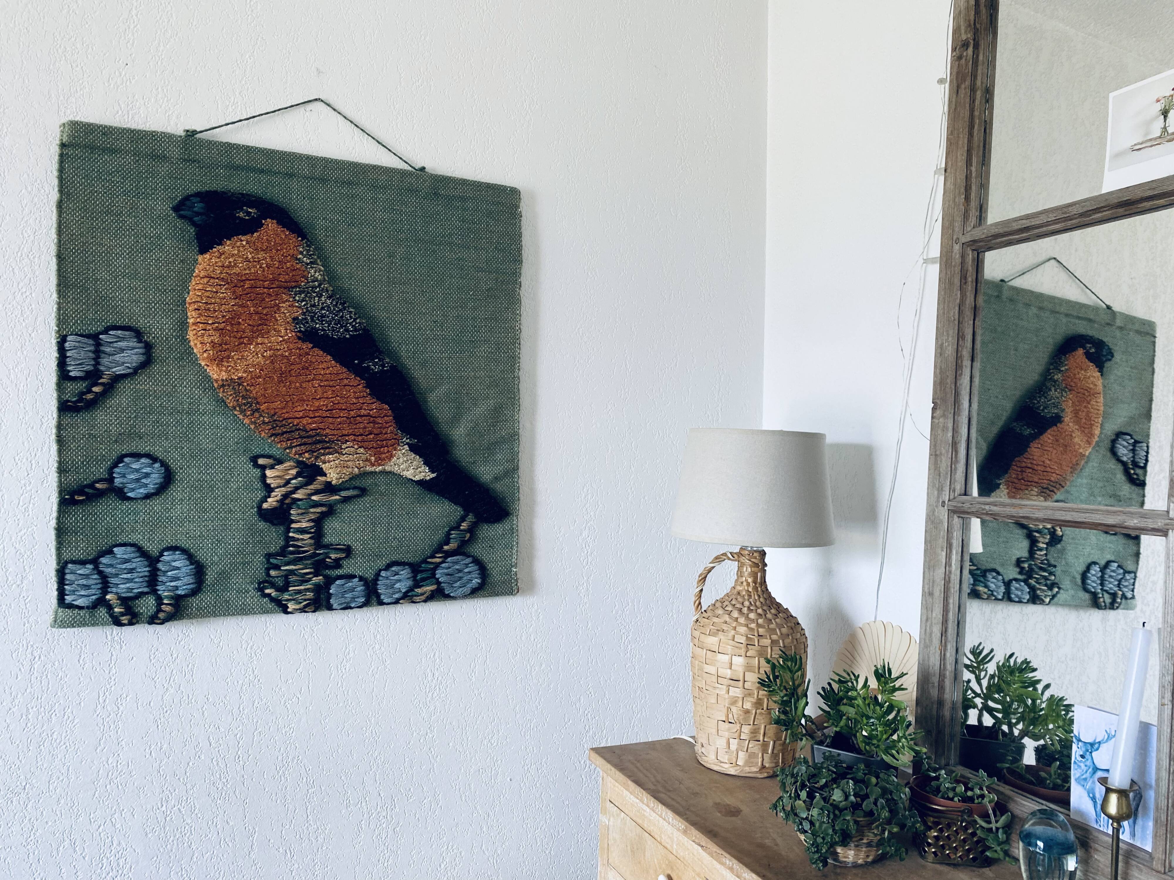 Vintage wall weaving