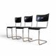 Lot de 3 chaises cantilever S 43 de Mart Stam, années 1930