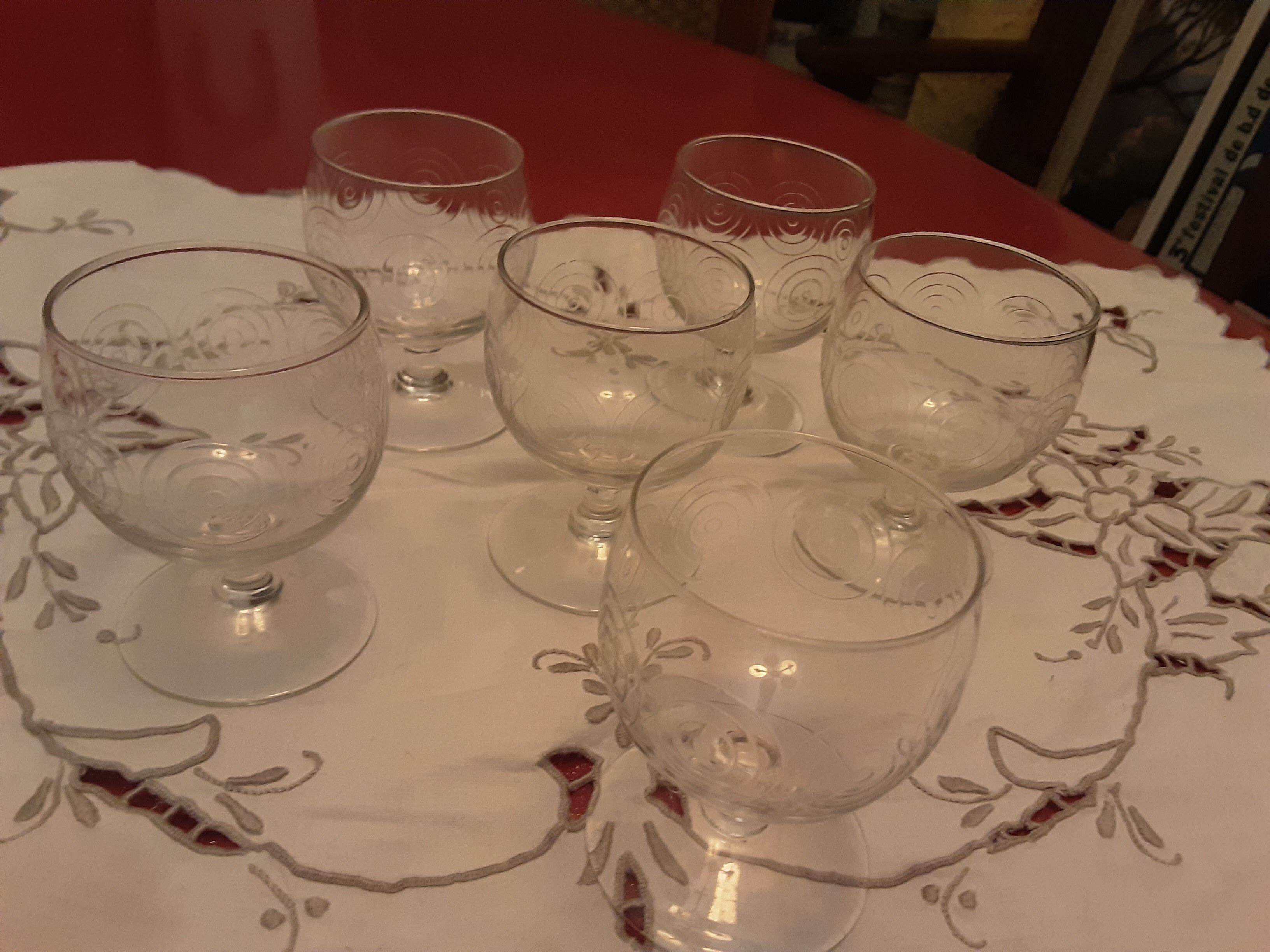 6 verres a cognac