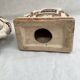 Pair of ceramic elephant ashtrays dimensions: height -14cm- width -13.5cm-