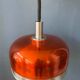 Suspension UFO Space Age orange transparente