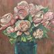Still life with roses signed Bonnet XXth