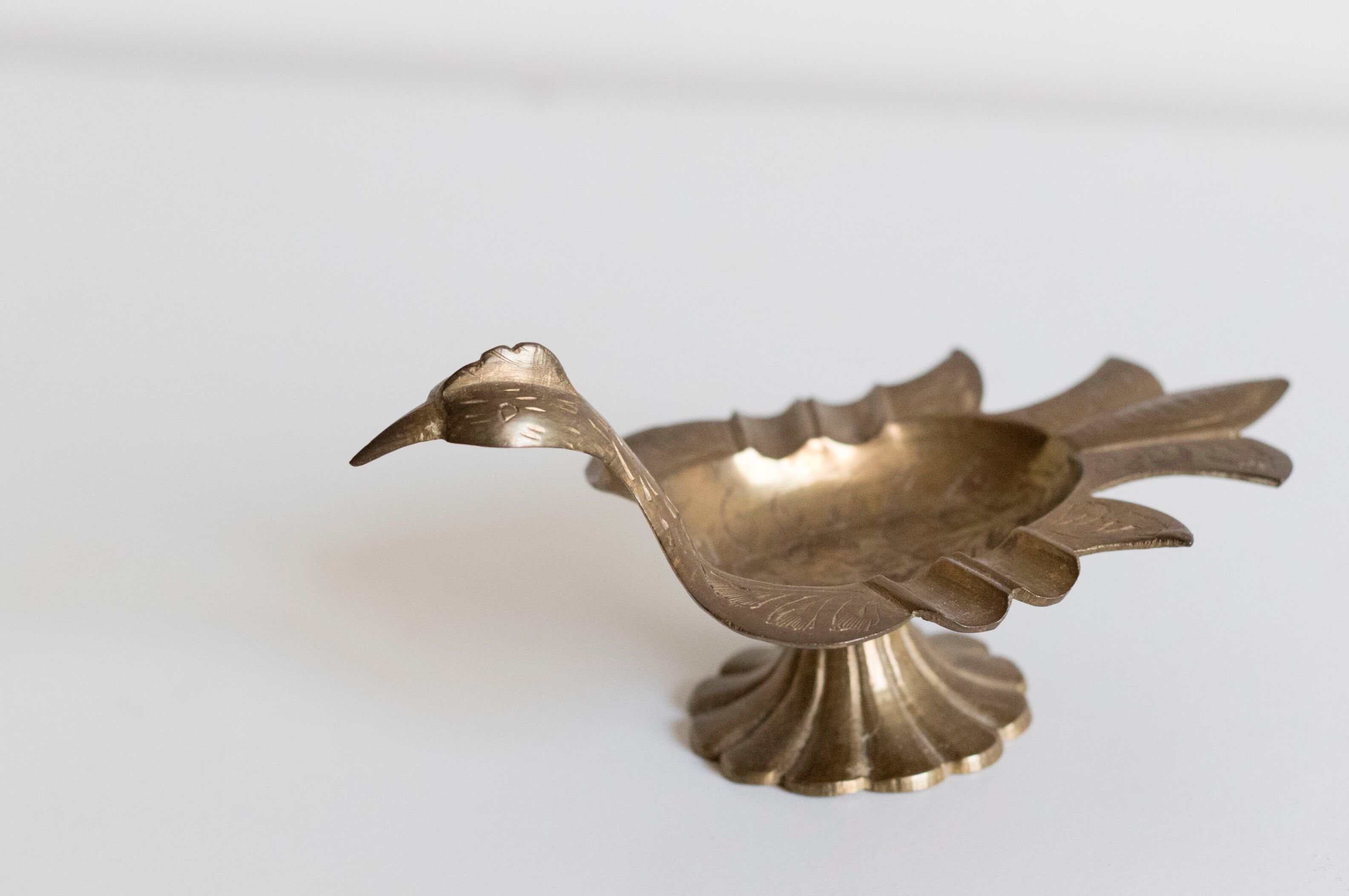 Empty pocket / old brass ashtray