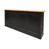 1920 solid oak bar counter