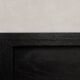 Mid-Century Modern Scandinavian Dark Oak Sideboard with Metal Handles