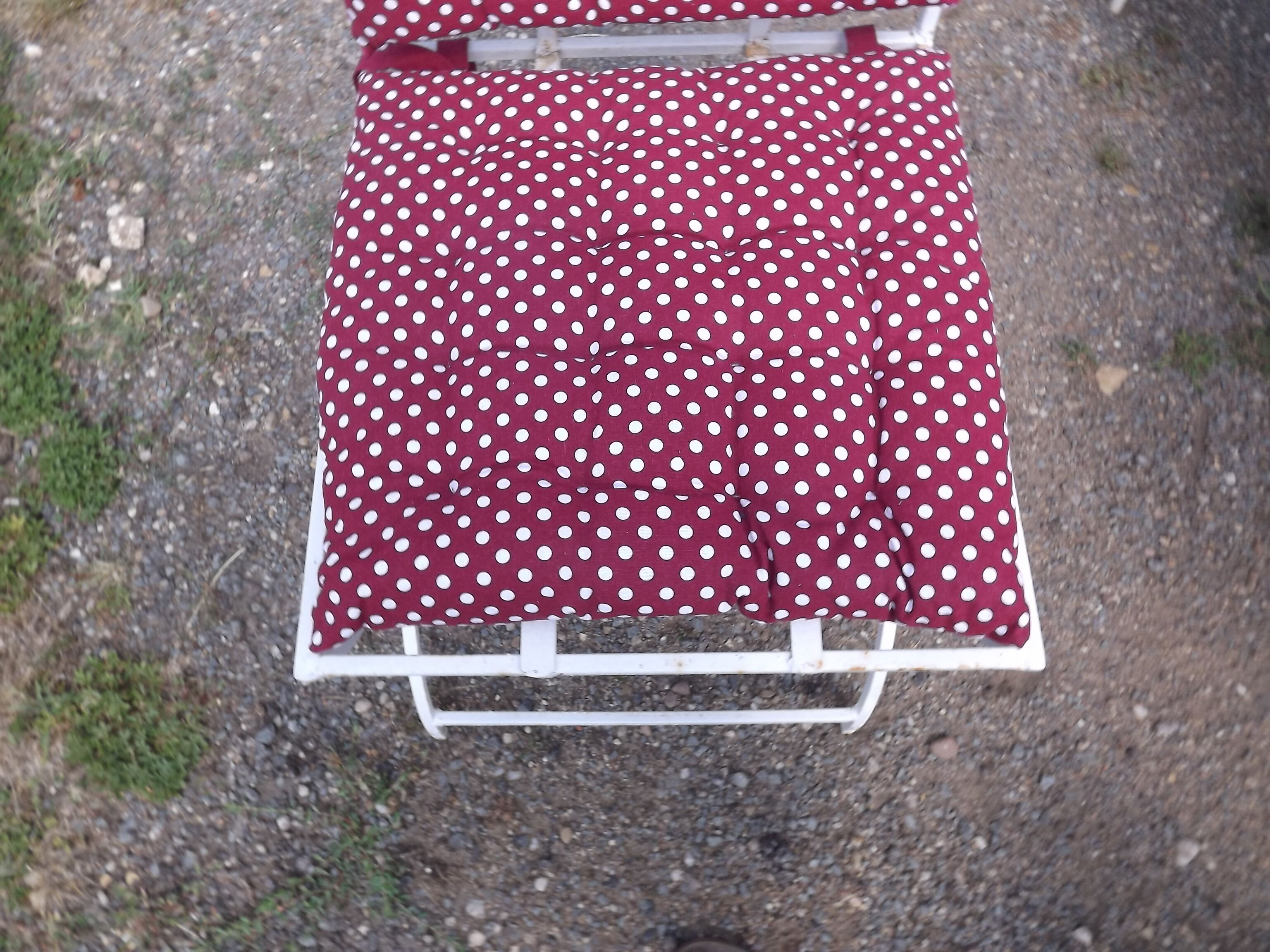 Iron garden furniture