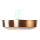 Copper And Bohemian Glass Ceiligh Lights, Czechoslovakia, 1970s