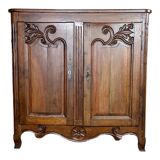 Sideboard Louis XV style carved wood late eighteenth century