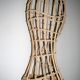 Model head in rattan