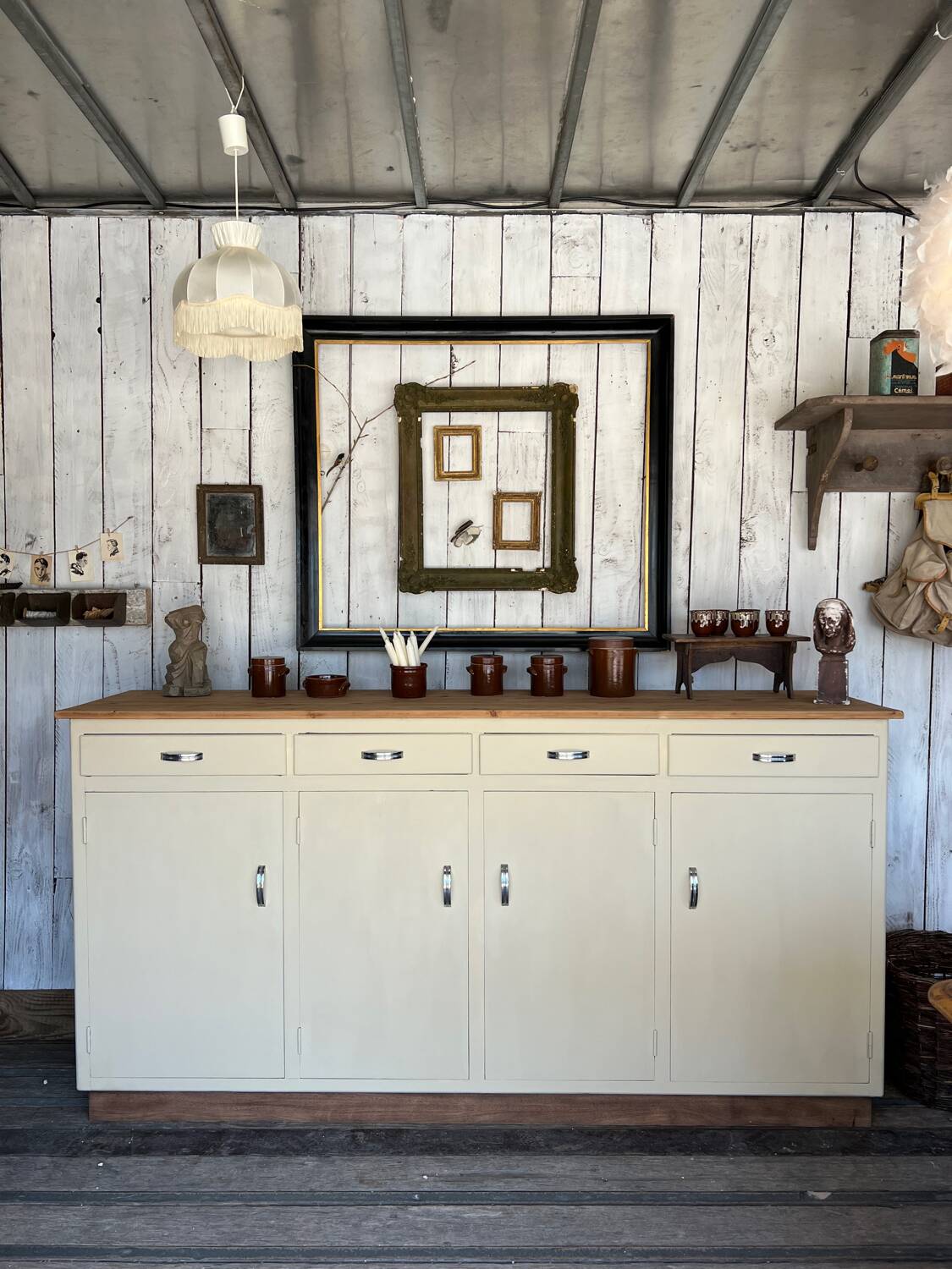 Old workshop furniture sideboard