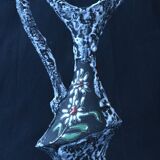 Italian enameled ceramic pitcher / vase - L'Arc d'Auguste.
