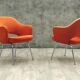 Pair of armchairs "conference" Eero Saarinen for Knoll years 60