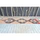 Colourful long Turkish decorative rug from the 1940s, 83x205 cm.