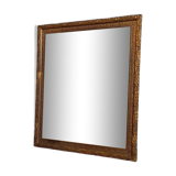 Mirror frame wood plaster gilded stucco