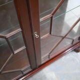 Old English wooden showcase