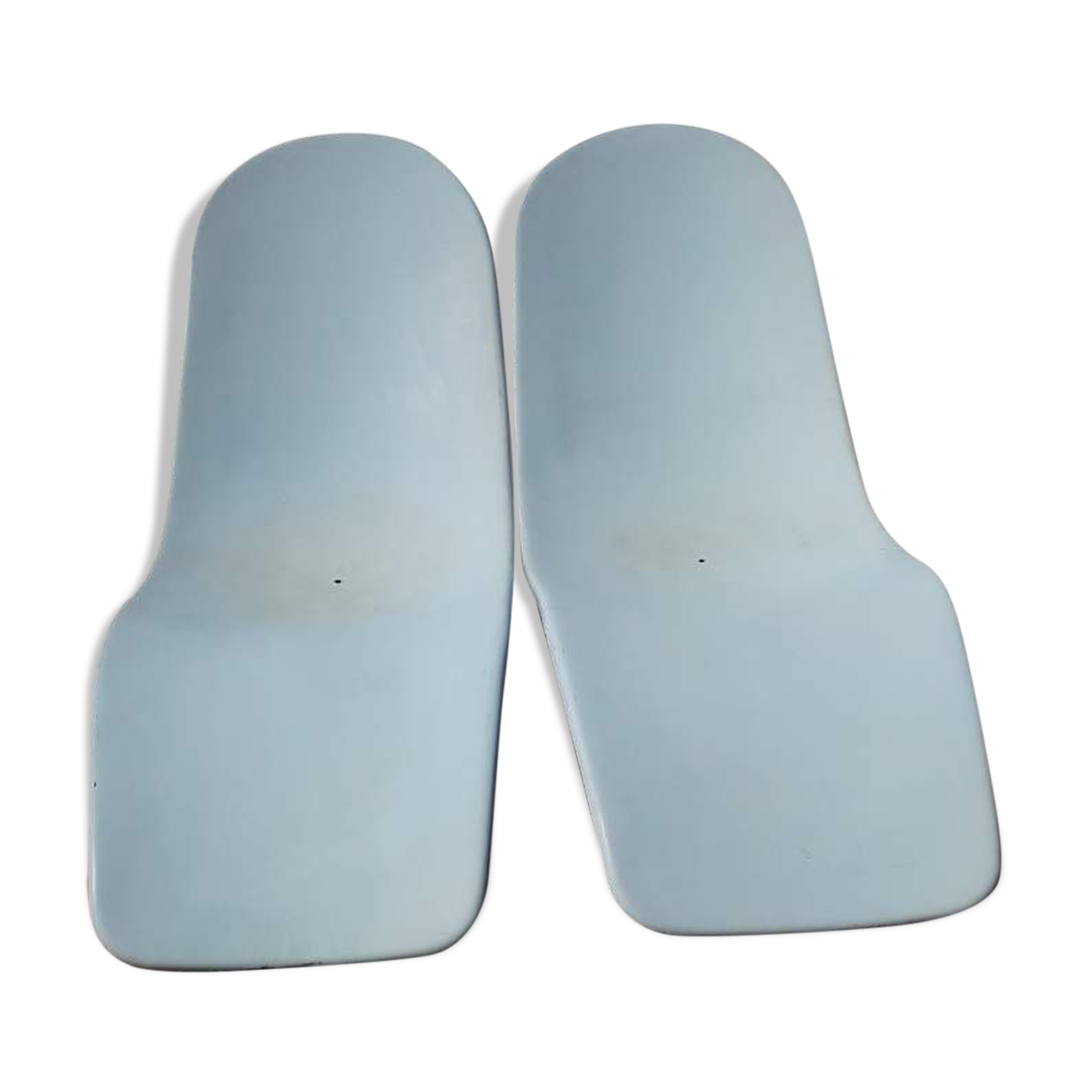 Pair of "sunbathing" pool deckchairs model Eurolax by Charles Zublena