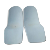 Pair of "sunbathing" pool deckchairs model Eurolax by Charles Zublena