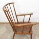 Fan armchairs signed armchair baumann