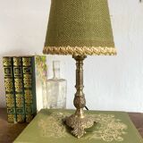 Gilded brass lamp