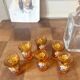 Lot de six verres à liqueur anciens