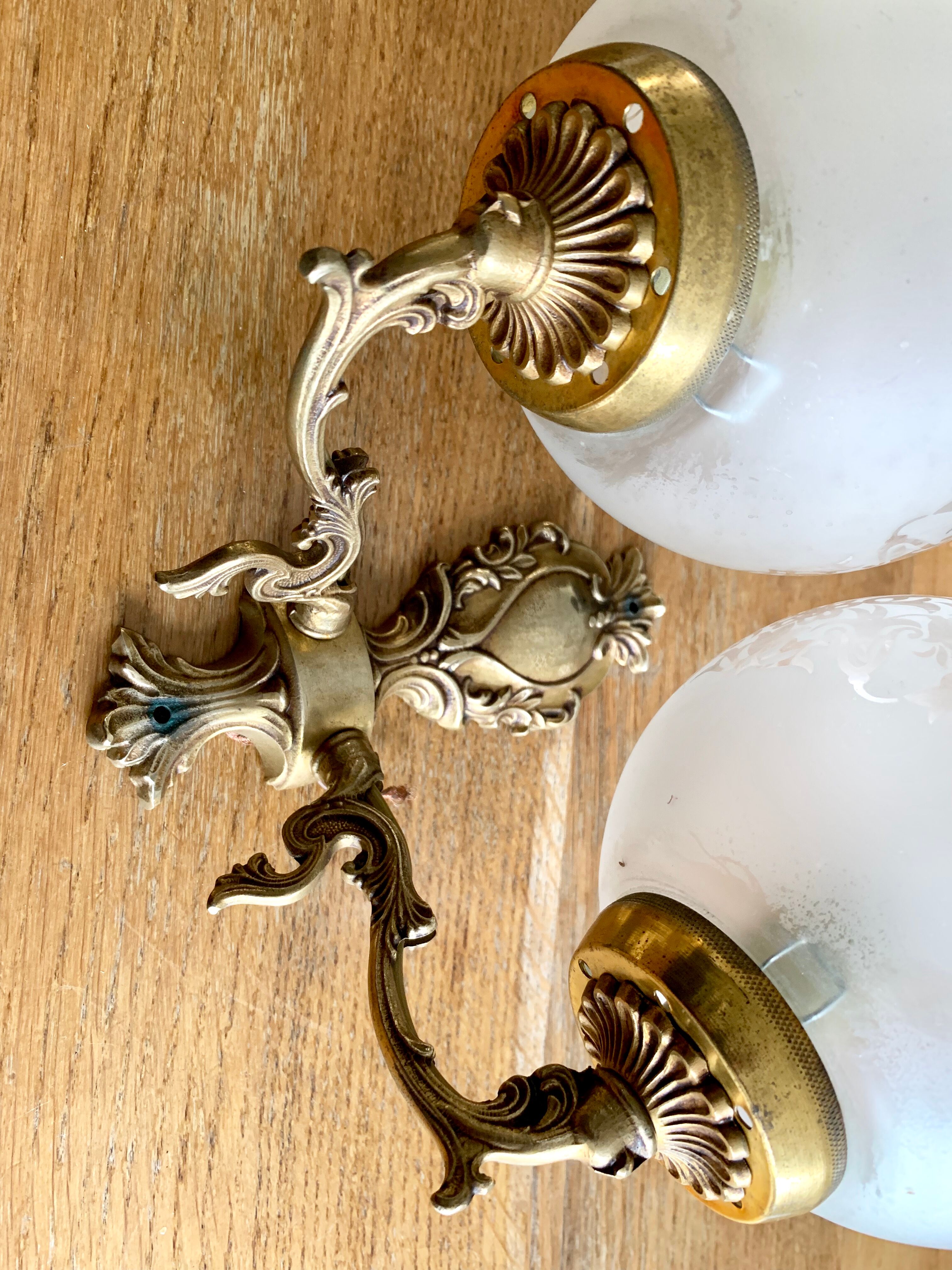 Glass globe Wall lamp