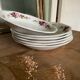 Set of 6 old hollow plates Gien model Champs